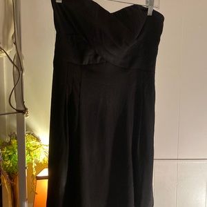 Off the shoulder black dress
